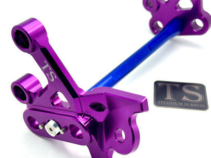 Custom CNC Aluminum Footpeg Bracket Assembly E-Ride Pro