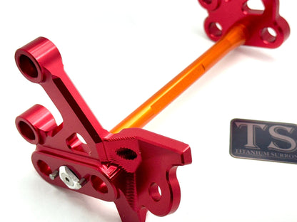 Custom CNC Aluminum Footpeg Bracket Assembly E-Ride Pro