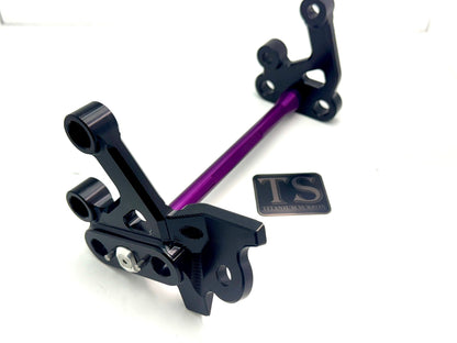 Custom CNC Aluminum Footpeg Bracket Assembly E-Ride Pro