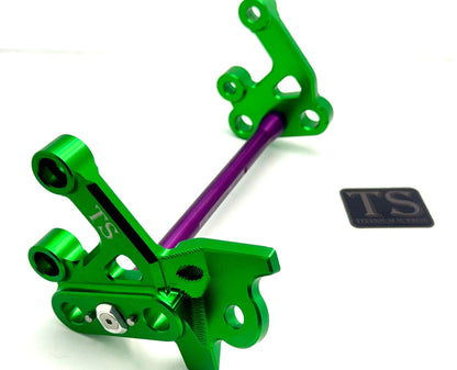 Custom CNC Aluminum Footpeg Bracket Assembly E-Ride Pro