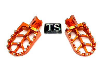 Anodized Aluminum Foot Pegs for Surron and Similar E-moto