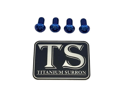 Titanium E-Moto Headlight Mount Bolts